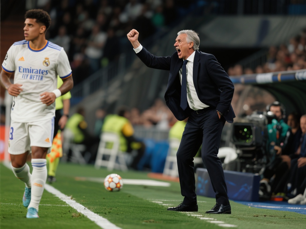 安切洛蒂振臂怒吼，巴尔韦德世界波助皇马绝杀